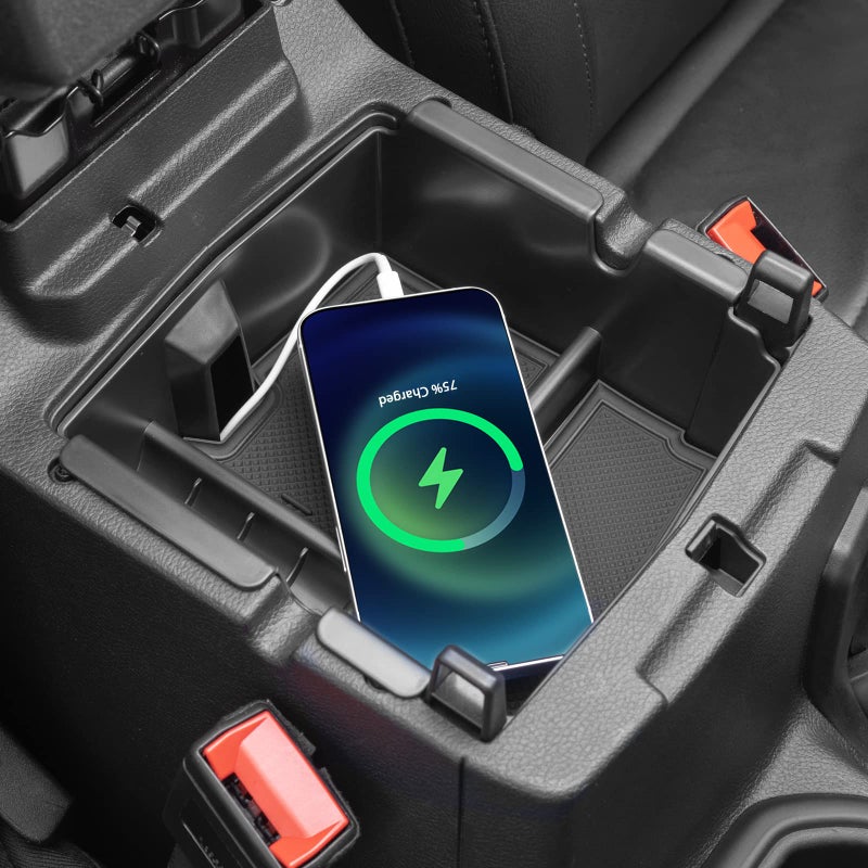 JKCOVER Compatible with Center Console Organizer Tray Jeep Wrangler JL/JLU 2018-2021 2022 2023 2024 2025 and Jeep Gladiator JT Truck 2020-2023 2024 2025 Insert Armrest Accessories (Not for JK/JKU) - Image 4